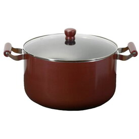 パール金属 メガサイズ ふっ素加工IH対応ガラス蓋付大型鍋32cm HB-6674