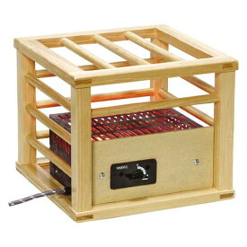 山善 一人用こたつ ナチュラル 27×22cm 温度調節機能付き YH-M105Q