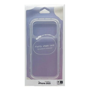 iPhone17 Pro P[X Jo[ \tgP[X TPU fluffy shape case ϏՌz Xgbvz[ zCg ez[X 9028IP5BTPWH