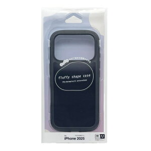 iPhone17 Pro �P�[�X �J�o�[ �\�t�g�P�[�X TPU fluffy shape case �ϏՌ��z�� �X�g���b�v�z�[�� �u���b�N �e���z�����[�X 9029IP5BTPBK