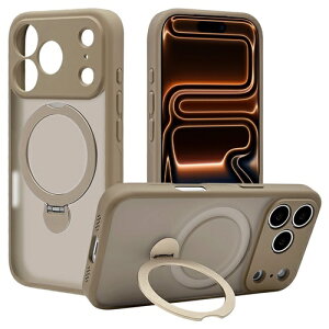 iPhone17 Pro �P�[�X �J�o�[ �n�C�u���b�h ZEROSAFE Shaft MagSafe�Ή� �}�O�l�b�g�[�d �ϏՌ� MIL �t���X�g TPU�o���p�[�P�[�X �����O�t�� �����h�~ ���C�����X�[�d �t���X�g�x�[�W�� �e���z�����[�X 915