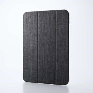 iPad A16 ��10���� �t���b�v�P�[�X ���^�y�� �t�@�u���b�N �w�ʃN���A �u���b�N �G���R�� TB-A25RWVCBK