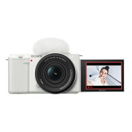 ソニー ミラーレス 一眼 カメラ パワーズームレンズキット VLOGCAM ホワイト ソニー ZV-E10K W