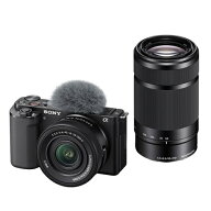 ソニー ミラーレス 一眼 カメラ ダブルズームレンズキット VLOGCAM ブラック ソニー ZV-E10X B
