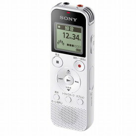 【500円OFFクーポン有】 ソニー SONY ICレコーダー 4GB リニアPCM録音対応 ホワイト ICD-PX470F W