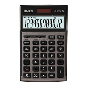 CASIO �{�i�����d�� �����v�Z�^�C�v �O���[�W���u���E�� JS-20DC-GB-N