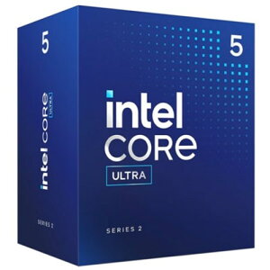 CPU Intel Core Ultra 5 235 BOX �C���e�� �R�A�E���g�� 14�R�A 14�X���b�h 3.4GHz �ő�5.0GHz LGA1851 65W �f�X�N�g�b�v �v���Z�b�T�[ �Q�[�~���OPC ����PC �p�\�R�� �p�[�c �������K�i BX80768235