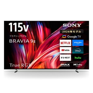 �\�j�[ SONY 4K�t���e���r BRAVIA �u���r�A 115V�^ 115�C���` K-115XR90 Mini LED Google TV YouTube Bluetooth