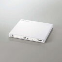 ロジテック エレコム ブルーレイドライブ 外付け ポータブル LBD-PWA6U3LWH ホワイト 編集 書込ソフト付 USB3.2 Gen1 …