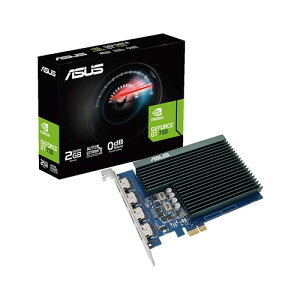 ASUS �O���t�B�b�N�{�[�h GeForce GT 730 2GB GDDR5 GT730-4H-SL-2GD5 4��ʏo�� HDMI×4 �t�@�����X �É� 1�X���b�g �⏕�d���s�v �p�\�R�� �G�C�X�[�X �O���{ �r�f�I�J�[�h �f�W�^���T�C�l�[�W �}���`���j