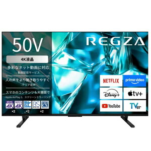 TVS REGZA 4K�t���e���r M5 series 50V�^ REGZA 50M550S 50�C���` ���O�U 4K�`���[�i�[���� �X�}�[�g�e���r �l�b�g����Ή�