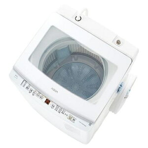 AQUA �A�N�A �S��������@ 8.0kg �C���o�[�^�[ �z���C�g AQW-V8A(W) 8kg �c�^ �É� �ߐ� ������������ �J�r�΍�