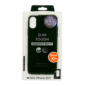 iphoneP[X  Vv dqH tama's iphoneP[X EPROTECT Slim BK TPS08ESK