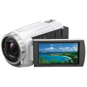 新品 ソニー SONY ビデオカメラ Handycam 光学30倍 内蔵メモリー64GB ホワイト HDR-CX680-W