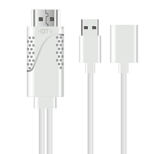 ���{�g���X�g�e�N�m���W�[ iPhone HDMI�~���[�����O�P�[�u�� (�z���C�g) IPHDMI-WH �V���� ��l��炵 �����z�� �V�������� �P�g