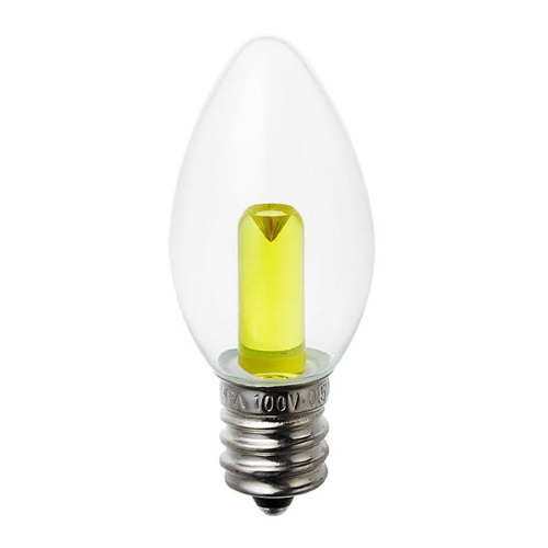LED装飾電球ローソク球形E12 クリアイエローLDC1CY-G-E12-G309 エルパ ELPA １着でも送料無料 LDC1CY-G-E12-G309 卓抜 LED電球
