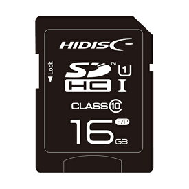 【500円OFFクーポン有】 HIDISC SDHCカード 16GB CLASS10 UHS-1対応 超高速転送 Read70 HDSDH16GCL10UIJP3