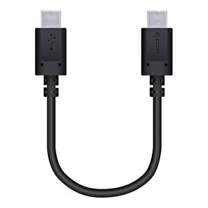 USB2.0�P�[�u�� TypeC to TypeC 0.1m �G���R�� MPA-CC01PNBK �V���� ��l��炵 �����z�� �V�������� �P�g
