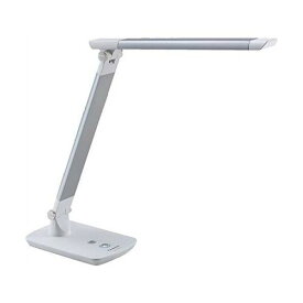 LEDデスクライト 置き型 文字くっきり光 折り畳み可 昼光色 調光機能付 ライトグレー パナソニック SQ-LD310-W