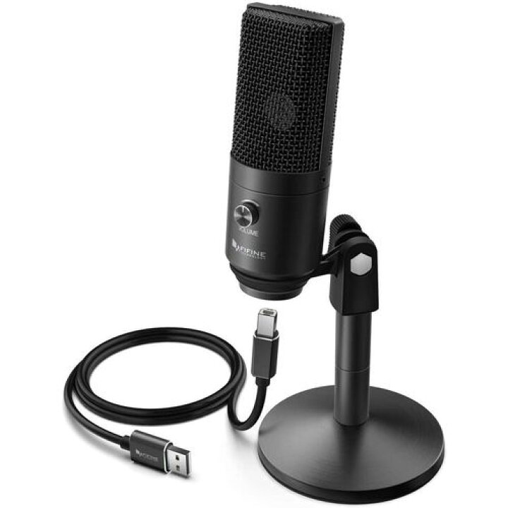 楽天市場】USBマイク コンデンサーマイク FIFINE フィフィン K670B 単 