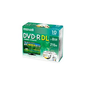 maxell DRD215WPE10S 8{ΉDVD-R DL 215 10pbN
