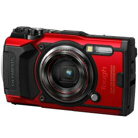 OLYMPUSデジタルカメラ Tough TG-6 レッド 1200万画素CMOS F2.0 15m 防水 100kgf耐荷重 GPS 内蔵Wi-Fi TG-6