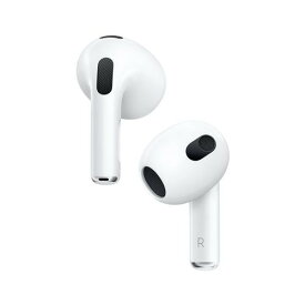 【最大2,000円OFF！5/23 20時～5/25 24時】 【P2倍】 ワイヤレスイヤホン AirPods 第3世代 左右分離 Bluetooth インナーイヤー型 APPLE MME73J/A