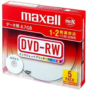 DVD-RW f[^p 1-2{ 4.7GB 5 zCg[x }NZ DRW47PWB.S1P5S A
