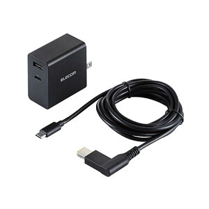 �G���R�� �m�[�gPC�pAC�A�_�v�^�[/PD�Ή�/52.5W/Type-C1�|�[�g/USB-A���X1�|�[�g/GaN(�����K���E��)/C-�p�^�R�l�N�^�P�[�u���t��/2m/�u���b�N ACDC-PD09525BK ���̓� �M�t�g 2026 ���蕨 �v���[���g �� �� �y