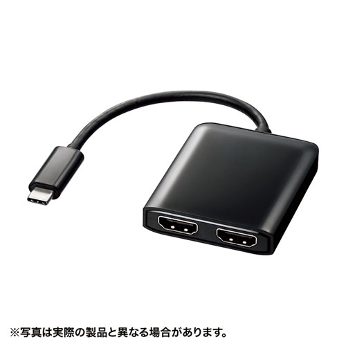 【OFF～27日1:59まで】 【P2倍】サンワサプライ USB TypeC MSTハブ (DisplayPort Altモード) AD-ALCMST2HDのサムネイル
