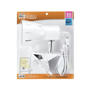 YAZAWA E26�d���Ȃ��N���b�v���C�g�z���C�gCLX60X02WH