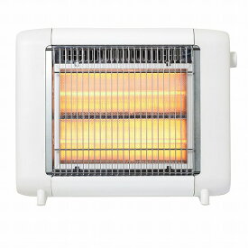 送料無料 電気ストーブ ヒーター 電気暖房 シィーネット ハロゲンヒーター 800W すぐ暖かい 2段切替 転倒OFF スリム設計 CDHM206WH 父の日 ギフト 2026 贈り物 プレゼント 母 父 ペアギフト