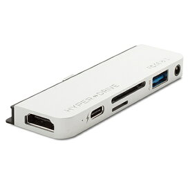 【500円OFFクーポン有】 HYPER HyperDrive iPad Pro専用 6-in-1 USB-C Hub シルバー HP16176