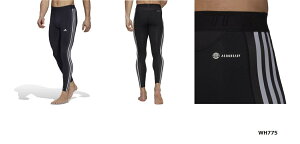 アディダス ロングタイツWH775 ブラック   22223407
