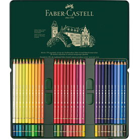 色鉛筆セット ファーバーカステル ポリクロモス色鉛筆 60色 缶入 FABER-CASTELL 油性色鉛筆