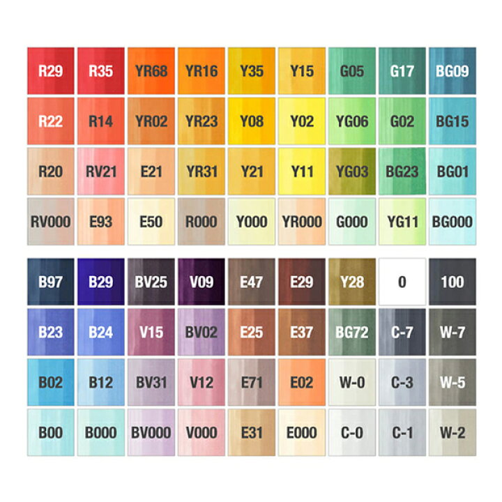 楽天市場】【ラッピング無料】 COPIC ciao 72色セット コピックチャオ 