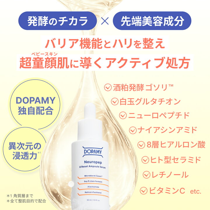 楽天市場】DOPAMY ニューロペップ8R セラム 30ml 美容液 韓国 韓国 
