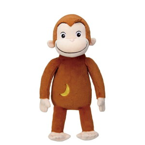 O いっしょにおしゃべり!おさるのジョージ イワヤ ぬいぐるみ 言語 言葉 音が鳴る 3歳 室内遊び 知育 玩具 男の子 女の子 室内遊び キッズ ギフト プレゼント 誕生日 お祝い 贈り物 ブラック