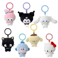 O タカラトミー ぷにコミュ ぷにぬいキーチェーン 【マイメロディのぷにるんず・クロミのぷにるんず・シ…