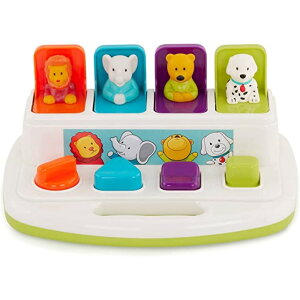 O battat BT2531Z ポップアップアニマル バタット 1歳6ヶ月 1歳半 出産祝い ベビー ベビートイ 男の子 女の子 室内遊び ギフト プレゼント 誕生日 お祝い 贈り物 ブラックフライデー クリスマス