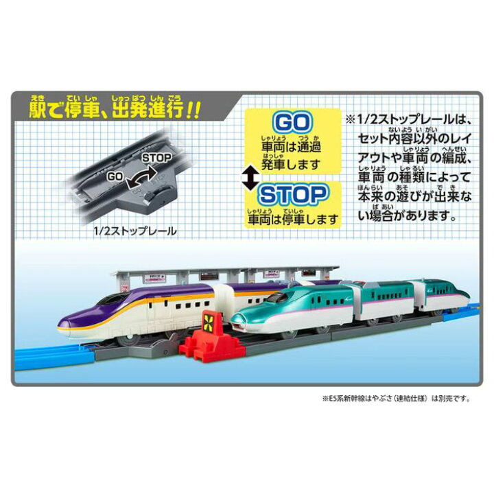 楽天市場】O タカラトミー プラレール 連結!E8系つばさ&トミカアーチ 