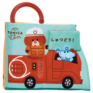 O タカラトミー ふめくってパリパリいないいないばあ布えほん トミカとトム おもちゃ 0歳 0ヶ月 お誕生から ねんね期 ベビー ベビーベッドトイ 子供用 出産祝い ギフト プレゼント 誕生日 お