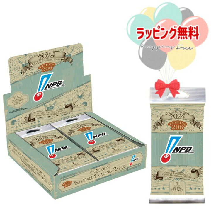 楽天市場】O 2024 Topps NPB 206 【1ボックス(7枚入パック × 12パック 