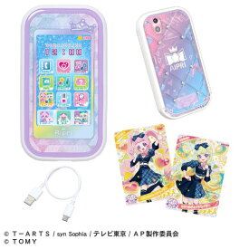 O タカラトミー ひみつのアイプリスマホR DXセット リチウム電池使用(内蔵) おもちゃ 玩具 電子機器 アイプリバース アニメ 女の子 3歳 室内遊び コスプレ アイプリ スマホ ひみつのアイプリ プレゼント 誕生日 贈り物 お祝い ギフト ブラックフライデー クリスマス