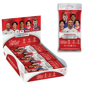 \ti 2025N1031\ O Topps UEFA WpGfBV 2025y1BOX(6 × 12pack)z Vi J gbvX g[fBOJ[h J[hRN^[ 2025N soccer TbJ[t@ X|