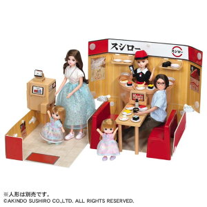 O リカちゃん LF-12 ぽっぷなショップ スシロー タカラトミー ドールハウス お人形 着せ替え人形 おもちゃ 3歳 ごっこ遊び 室内遊び ギフト プレゼント 誕生日 お祝い 贈り物 ブラックフライデ