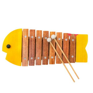 O ボーネルンド マグ・フォーマー ( MAGFORMERS ) おさかなシロフォン 黄 1歳半から BZ8000Y ギフト おもちゃ 知育玩具 室内遊び 木製玩具 木 楽器 木琴 ギフト プレゼント 誕生日 お祝い 贈り物 ブ