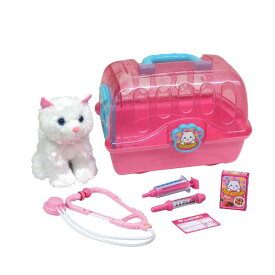 O Vit Heart おでかけねこちゃんおいしゃさんセット NEW ヴィットハート おもちゃ 3歳 ごっこ遊び おせわ遊び ペット お医者さんごっこ 室内遊び ギフト プレゼント 誕生日 お祝い 贈り物 ブラックフライデー クリスマス