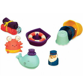 O B.toys BX1568Z バスタイムプレイセット ビートイズ 0ヶ月 おもちゃ ベビー用 お風呂遊び 水遊び 外遊び 玩具 男の子 女の子 ギフト プレゼント 誕生日 お祝い 贈り物 ブラックフライデー クリスマス