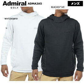 【バーゲン!30%OFF!!】【2023年秋冬モデル】 Admiral Golf アドミラルゴルフ 軽量裏フリース　パフォーマンスフーディー (メンズ) ADMA3A5 長袖 紳士 パーカー トレーナー ゴルフウェア【B-ONE】